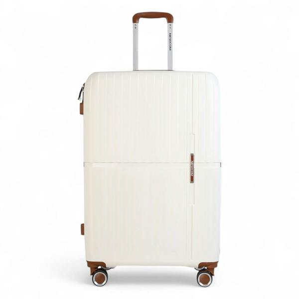 Infinity Luggage Strong Hard Shell Suitcase Set 8 Wheel Cabin Luggage Holiday Travel Case
