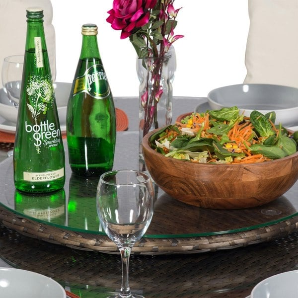 Giardino Savannah Round 8 Seater Rattan Patio Dining Set