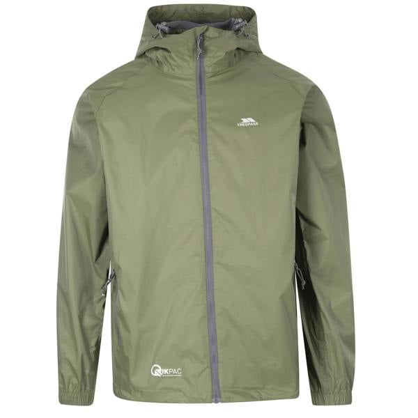 Trespass Unisex Adult Qikpac Waterproof Jacket - Moss