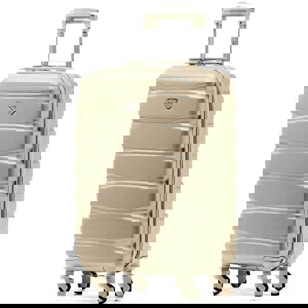 Flight Knight 55x35x20cm Cabin Carry Bag Hard Shell Suitcase 100+ Airline Approved