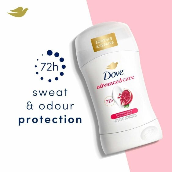Dove Go Fresh Anti-Perspirant Deo Stick 50ml 12 Pack, 72H Sweat Protection