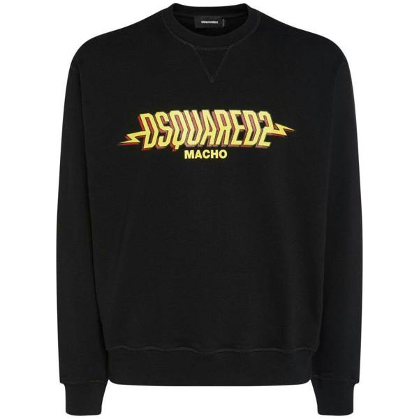 DSquared2 Unisex Adult Macho Logo Sweatshirt - Black