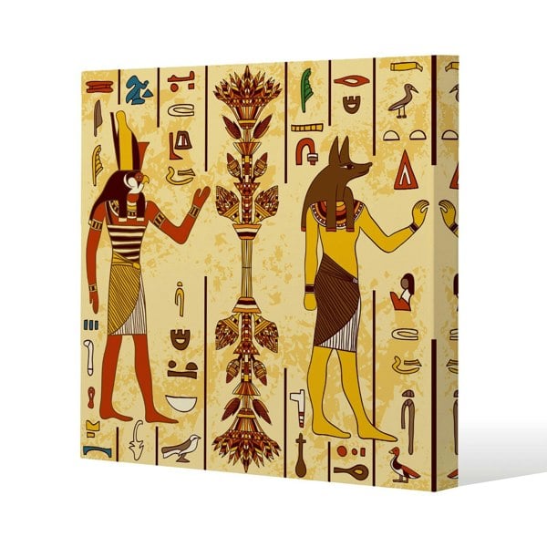 Benjamin Tate Design Egyptian Drawings (Canvas Print)