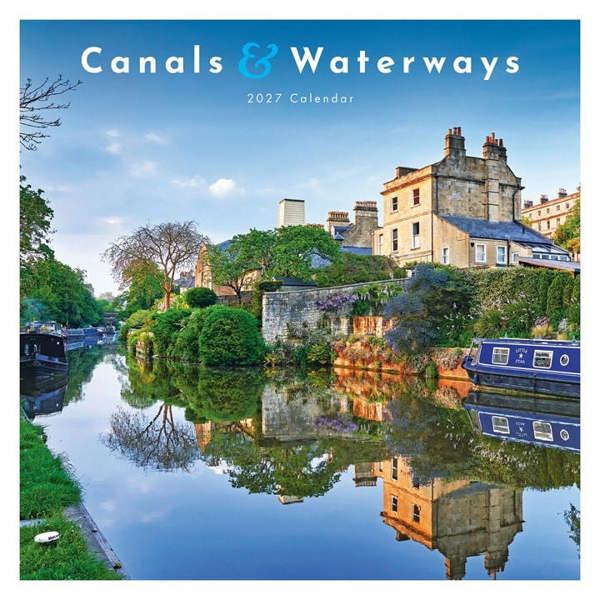 Canals & Waterways Calendar 2027, Wall Calendars, Month To View, Travel, Gift