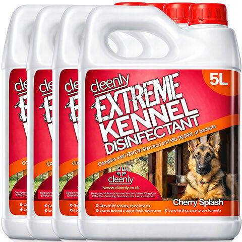 Cleenly Extreme Kennel Disinfectant, Deodoriser, and Cleaner (20L) - Cherry Fragrance