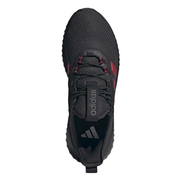 Adidas Mens Kaptir 4.0 Leather Trainers - Charcoal/Red - 