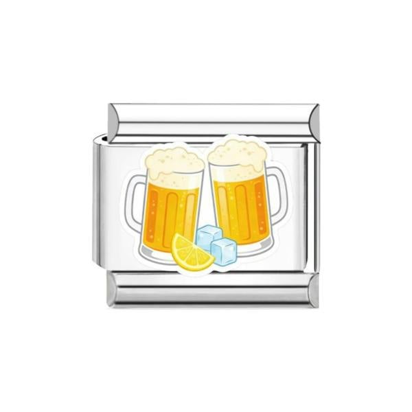 Serafina Cheers Beer Mug | Italian Style Bracelet Charm