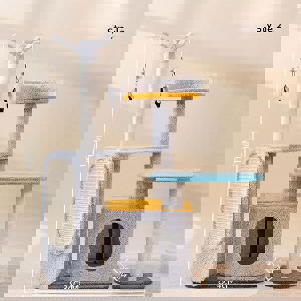 W&C Youmi Cat Climber, Cat Tree, Clearance-Weilai Concept-Weilai Concept