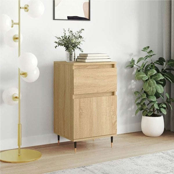 Berkfield Sideboard Sonoma Oak 40x35x70 cm Engineered Wood