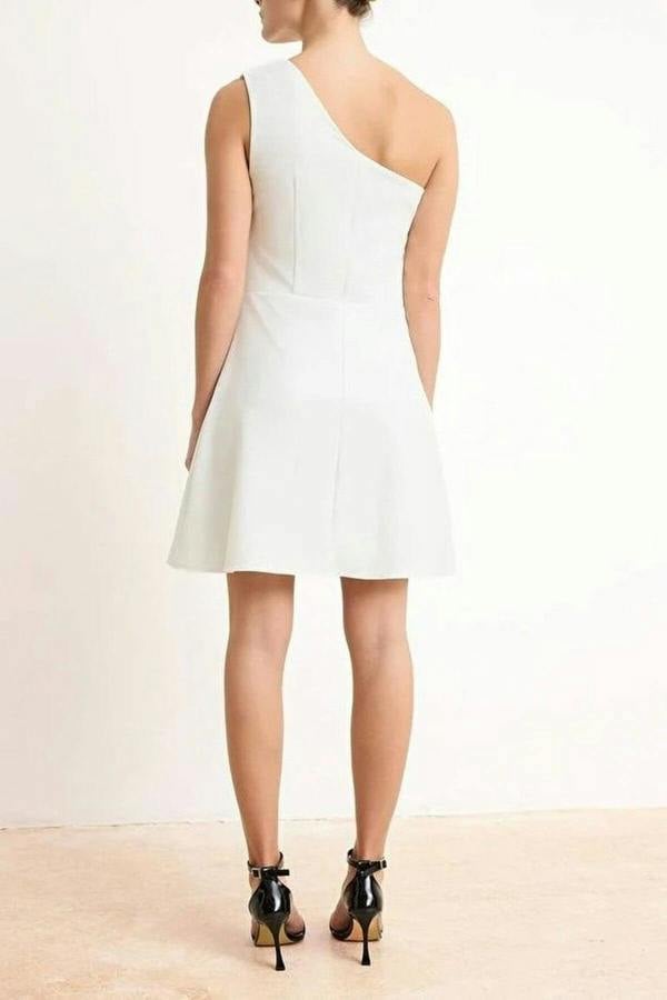 WOVCOR Mini Stretchy Woven Dress