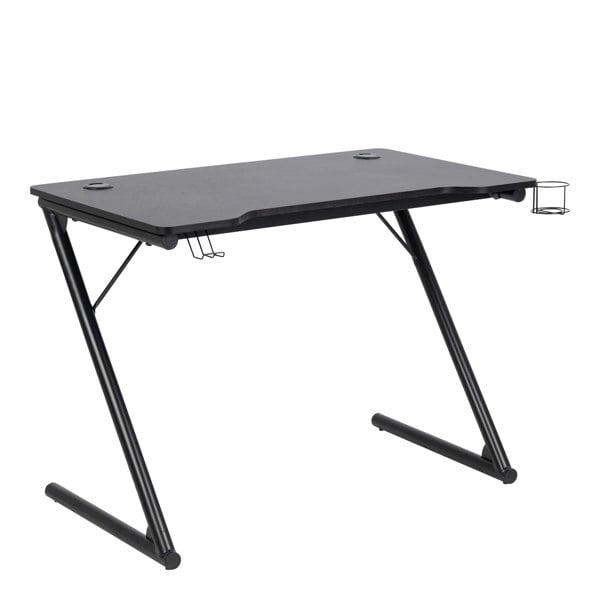 Furniture To Go Trooper Gaming Desk in Black