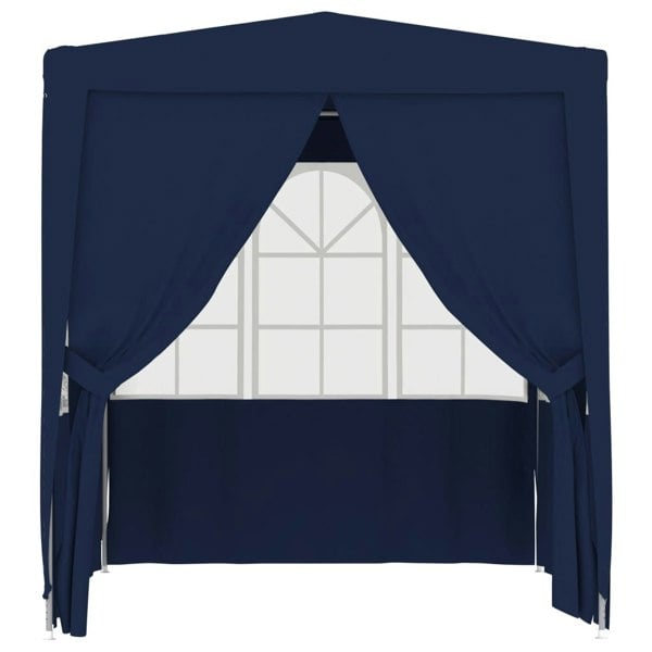 Berkfield Professional Party Tent with Side Walls 2.5x2.5 m Blue 90 g/m2