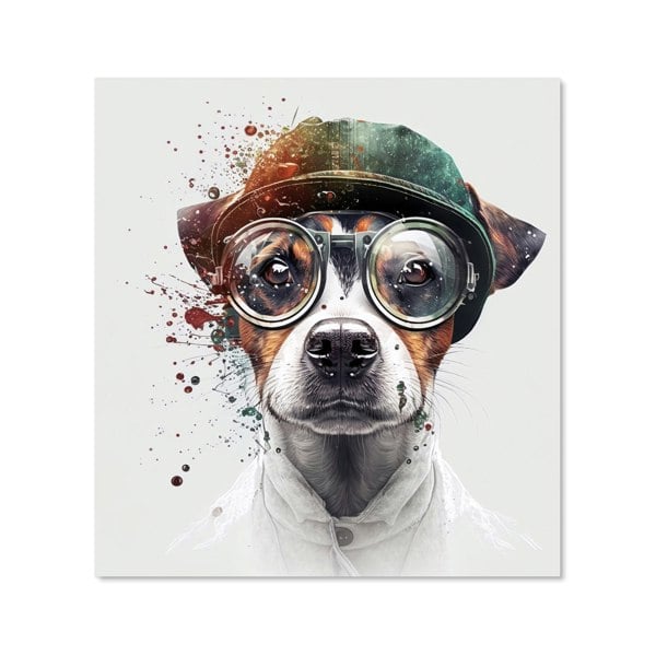 Warren Reed - Designer Jack Russell Terrier Dog Splashart Kitchen Splashback