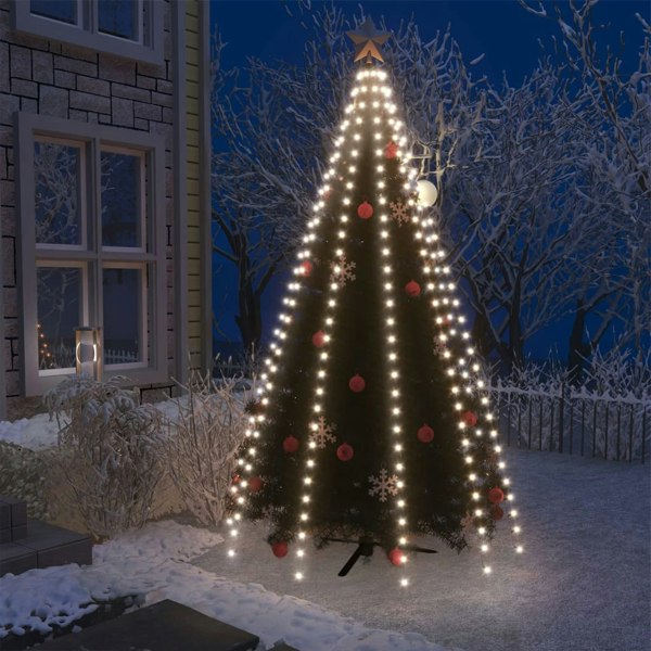 Berkfield Christmas Tree Net Lights with 300 LEDs Cold White 300 cm