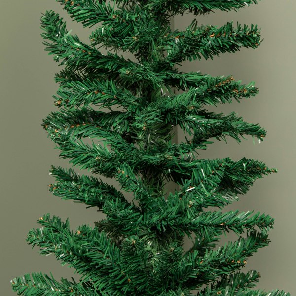 Samuel Alexander 4ft (1.2m) Green Artificial Pencil Christmas Tree With Green Metal Stand and 168 Tips