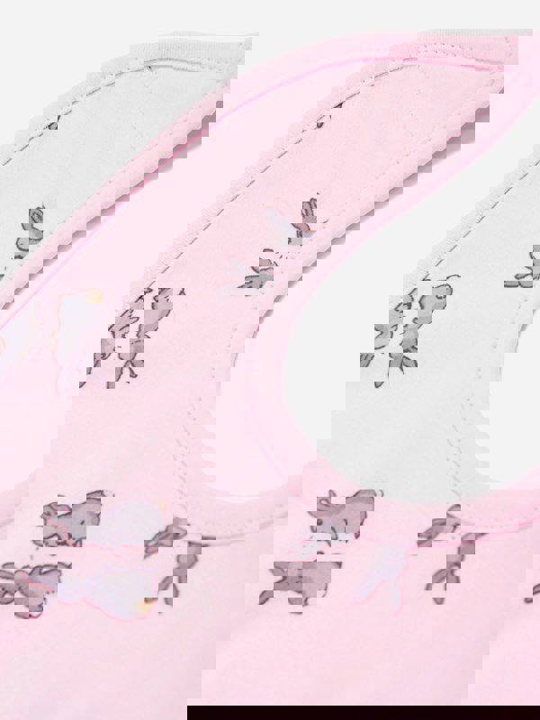 Rachel Riley Baby Girls Bunny Bib in Pink