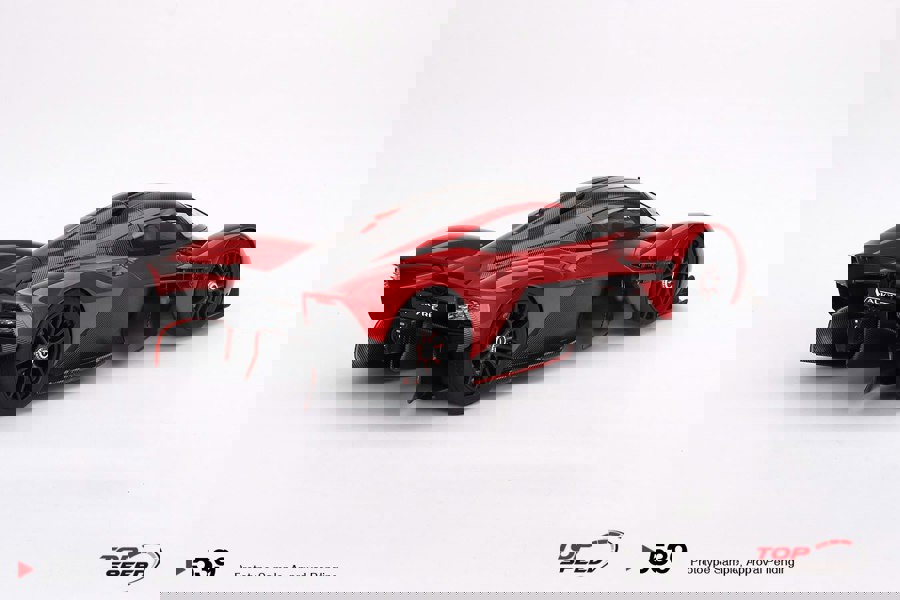 TSM Aston Martin Valkyrie Hyper Red 1:18 Scale TSM TS0539
