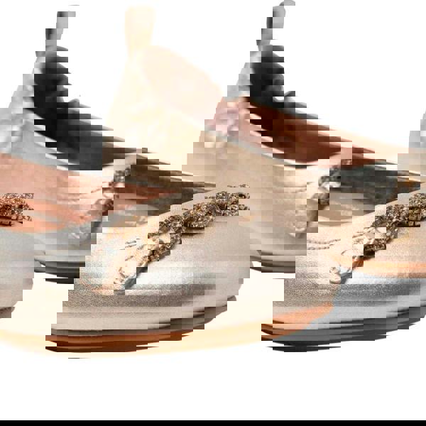 Fit Flop Womens/Ladies Allegro Sparkle Ballerina Flats - Gold - 