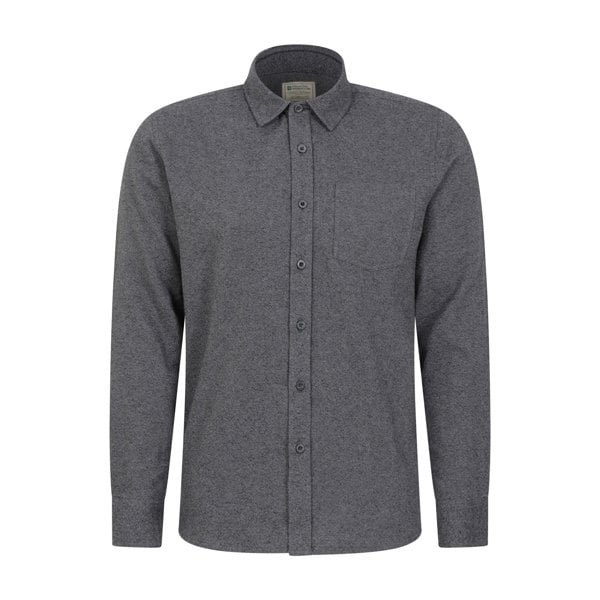 Mountain Warehouse Mens Bamford Melange Shirt - Grey