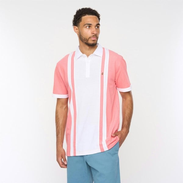 Gabicci G52X01 Mens Short Sleeve Oxford Jeresy Polo Shirt Gabicci Classic - WHITE