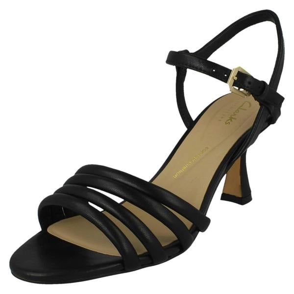 Clarks Ladies Clarks Strappy Heeled Sandals Amali May