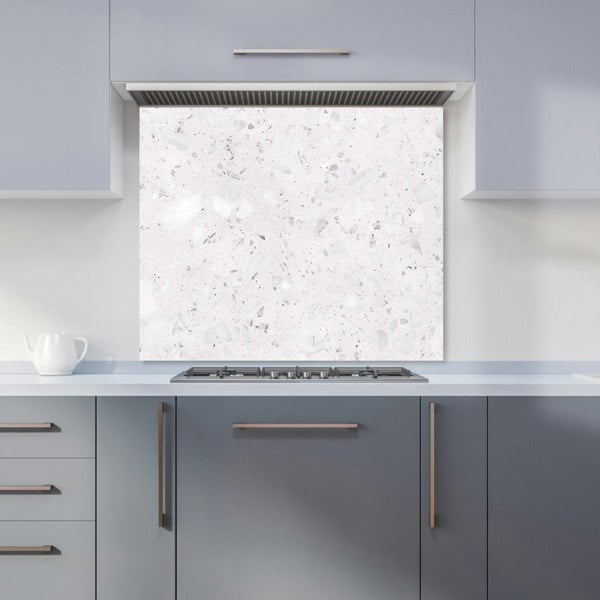 Warren Reed - Designer Icy White Quartz Effect Kitchen Splashback