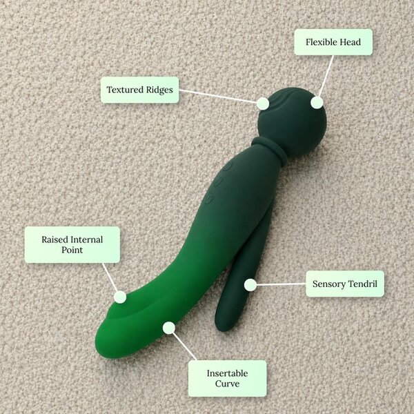 MYLO Earth Luxury 3-in-1 Body Wand Massage Vibrator