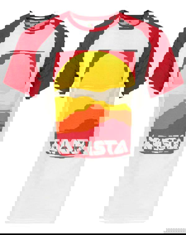 Arista Records Mens White Logo Short Sleeved T-Shirt