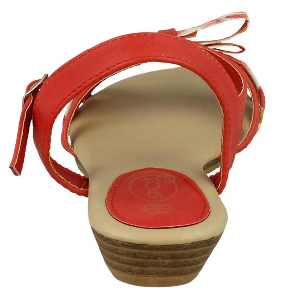 Spot On Girls Spot On Summer Bow Front Sandals