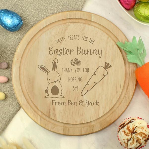 Abode Home & Gifts Personalised Easter Bunny Treat Board