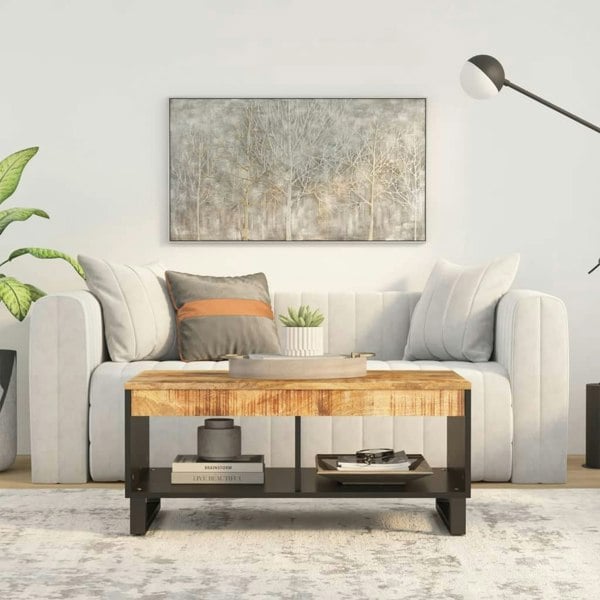 Berkfield Coffee Table 90x50x40 cm Solid Wood Mango