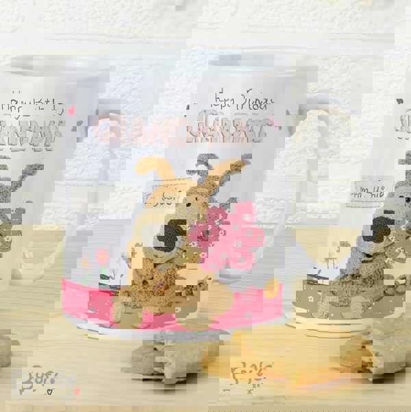 Personalised Memento Company Personalised Boofle Flowers Mug