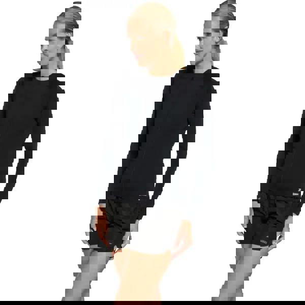 Zoggs Long Sleeve Zip Sun Top - Black