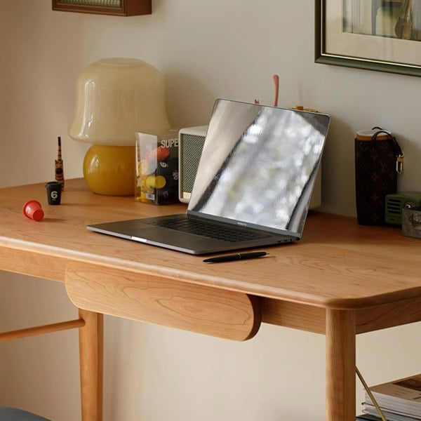 Oak Office Desk, Three Woods Available with office desks for home