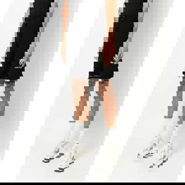 Amiri MA Logo Printed Lime Shorts   in  Black