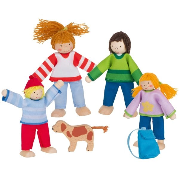 Goki Flexible Puppets - Camping Family