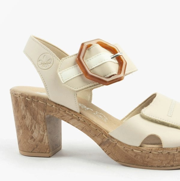 Rieker 66876-60 Womens Sandals - Beige