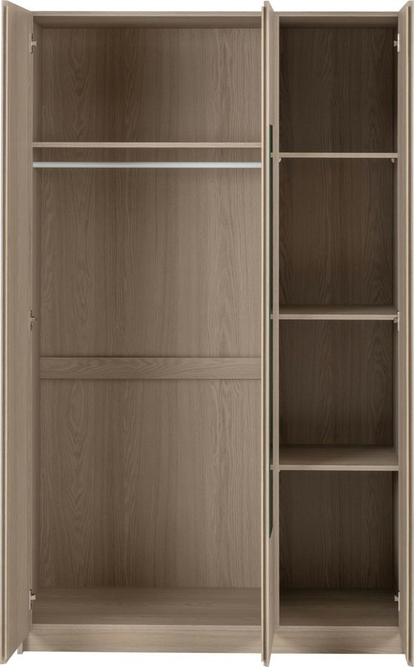Seconique Paris 3 Door Triple Mirrored Wardrobe