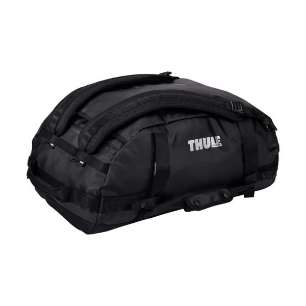 Thule Chasm 40L Duffel Bag Black Travel Gym Luggage Backpack Recycled