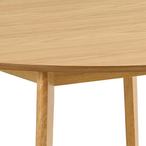 Wyld Haus Marseille 120cm Round Oak Veneer Dining Table