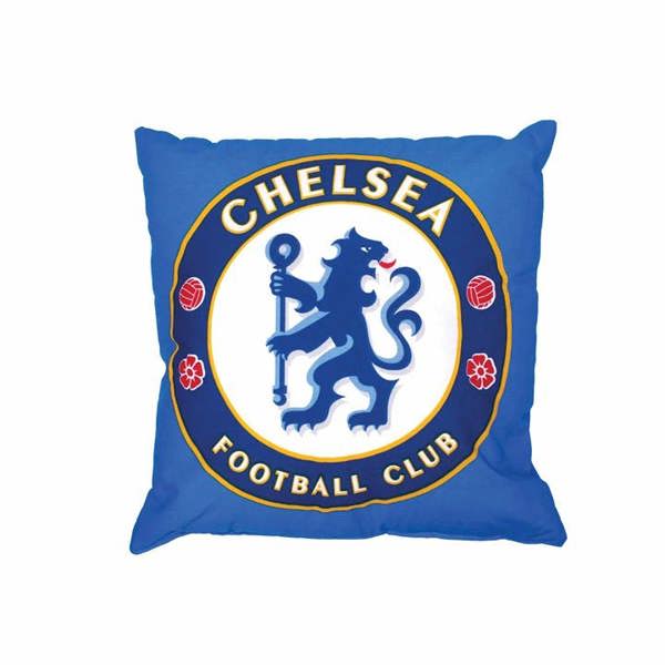 Chelsea FC Crest Cushion, Bedroom, Sports, Gift