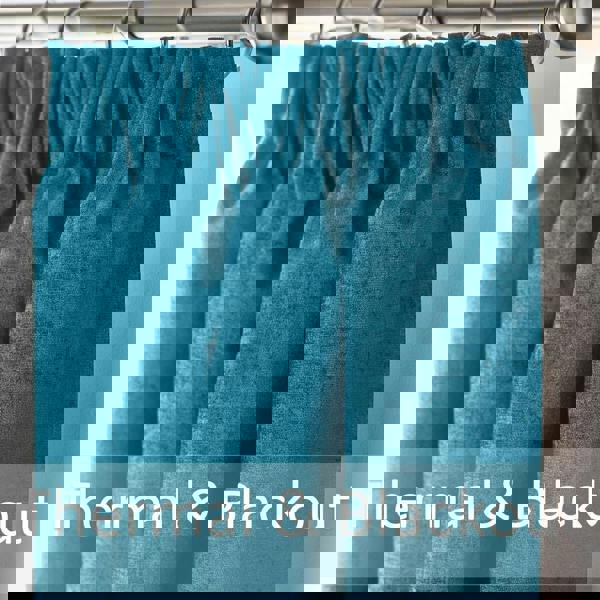 Luxury Living Chenille Blackout Pencil Pleat Top Curtains