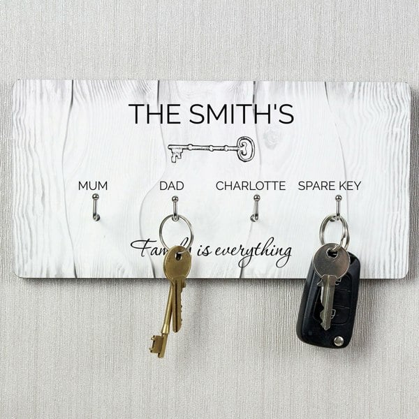 Personalised Memento Company Personalised Key Hooks