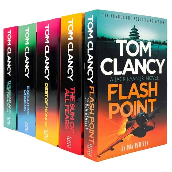 Tom Clancy Flash Point, The Sum of All Fears, Debt of Honor, Executive Orders, The Bear & The Dragon