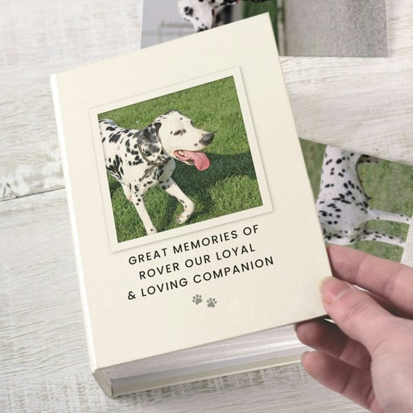 Personalised Memento Company Personalised Pet Photo Upload 6x4 Album