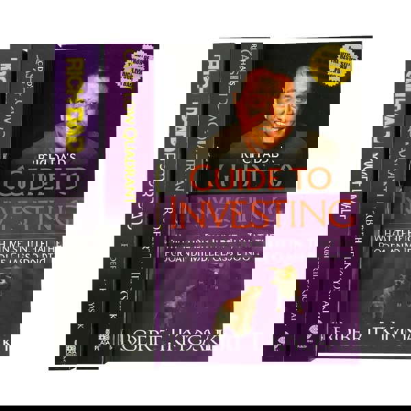 Robert T. Kiyosaki Classics 3 Books Collection Box Set (Rich Dad Poor Dad, Cashflow Quadrant, Guide to Investing)