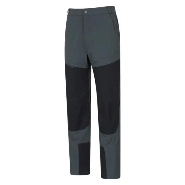 Mountain Warehouse Mens Trailhead Water Resistant Trousers - Black - 
