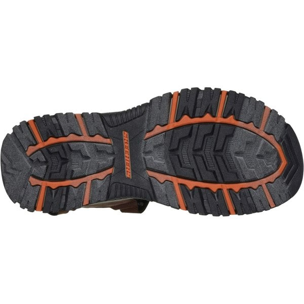 Skechers Prewitt Rigdon Synthetic Men's Brown/Black Sandals