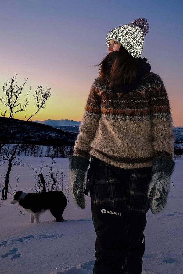 SuperBobble Winter Solstice Rib Hat