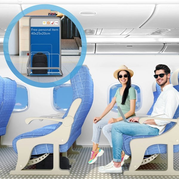 Flight Knight Underseat Backpack 40x20x25cm Free Ryanair easyJet Carry On Luggage